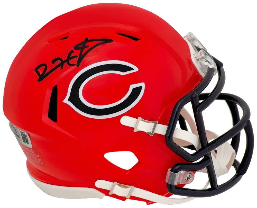 Chicago Bears mini helmet Devin Hester signed Beckett COA (1 of 1)