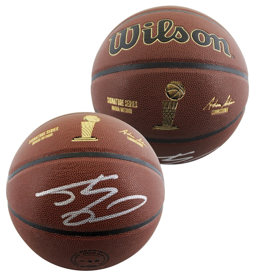 Wilson Trophy Series Basketball signed by Shaquille O'Neal BAS Witnessed (1 of 4)