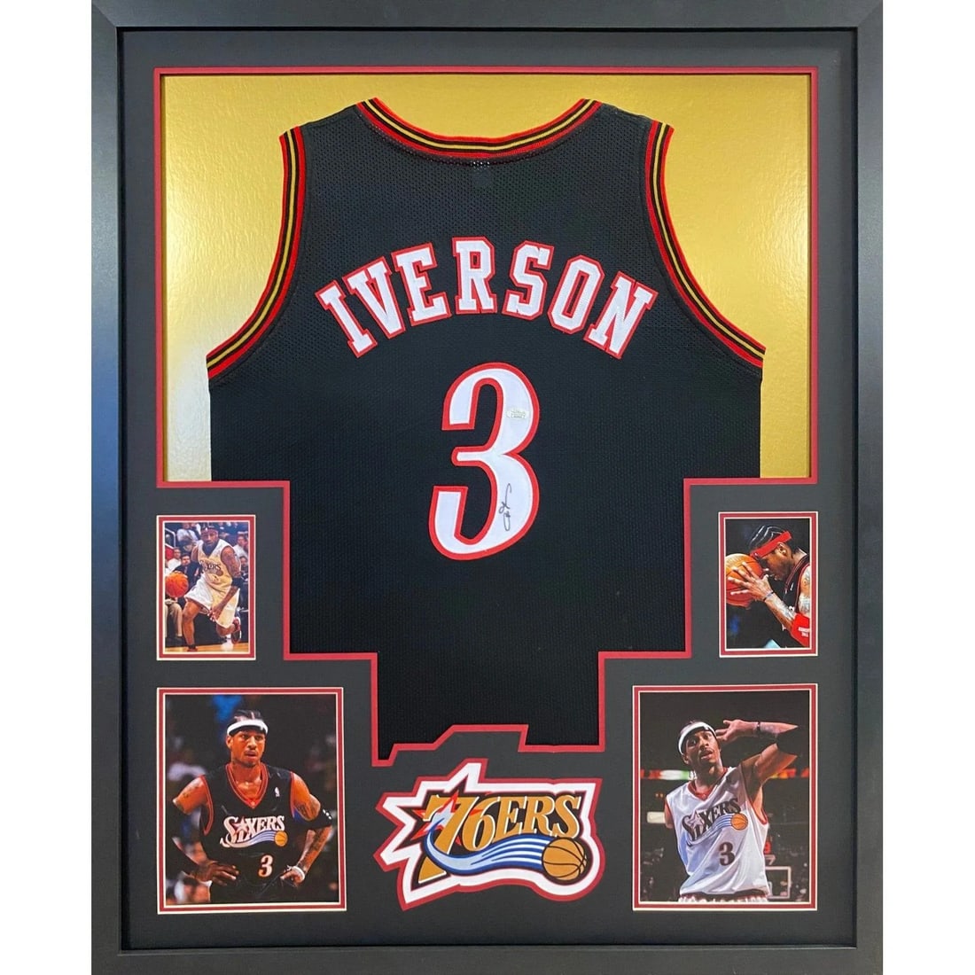Allen Iverson Signed Framed Jersey JSA Authenticated Philadelphia 76ers (1 of 3)
