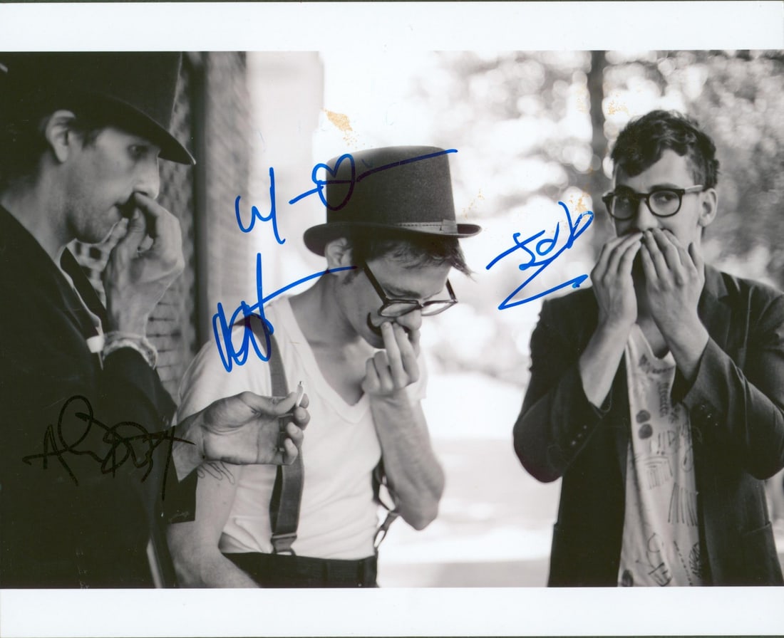Fun Band Signed 8x10 Photo by Ruess Antonoff Dost Beckett COA (1 of 5)