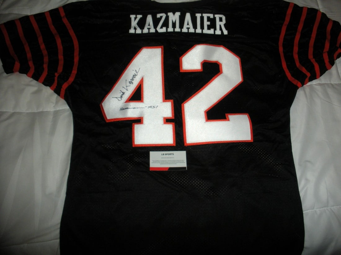 Signed Wilson Princeton Tigers Jersey Dick Kazmaier with COA (1 of 3)