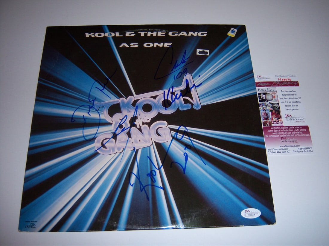 As One LP signed by five Kool & The Gang members with JSA COA (1 of 1)