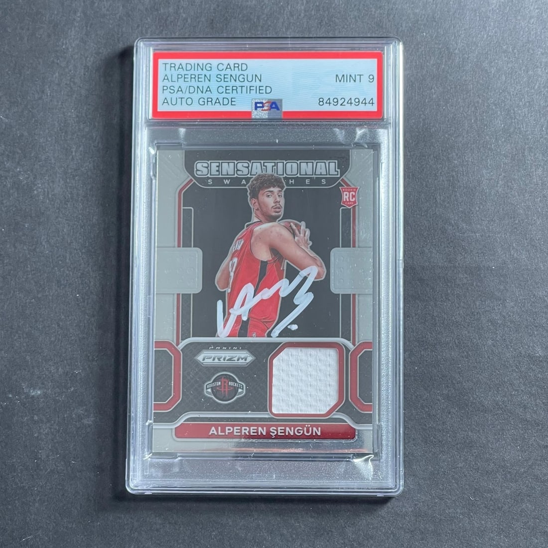 2021 Panini Prizm Alperen Sengun Auto #SW-ASE PSA Slabbed RC (1 of 2)