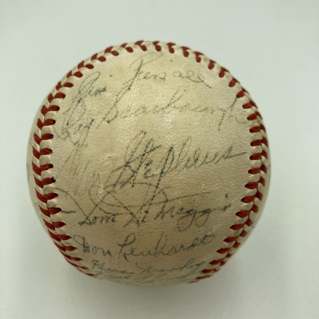 1952 Boston Red Sox Team Signed Baseball with 30 Signatures (1 of 10)