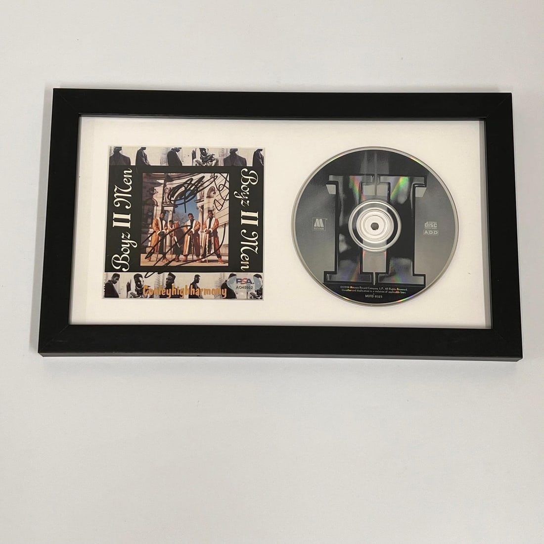 Shawn Stockman Signed Cooleyhighharmony CD Cover Framed PSA/DNA Authenticated (1 of 3)
