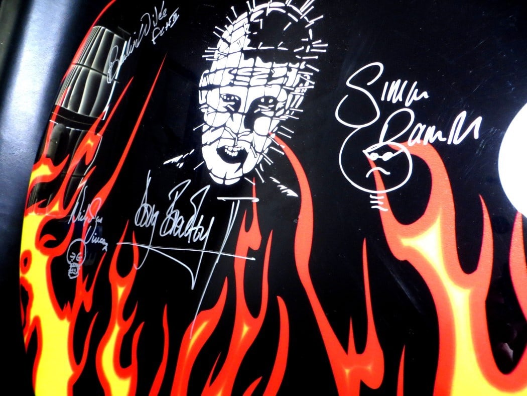 22 Inch Drumhead Signed by Hellraiser Cast JSA Authenticated - 2