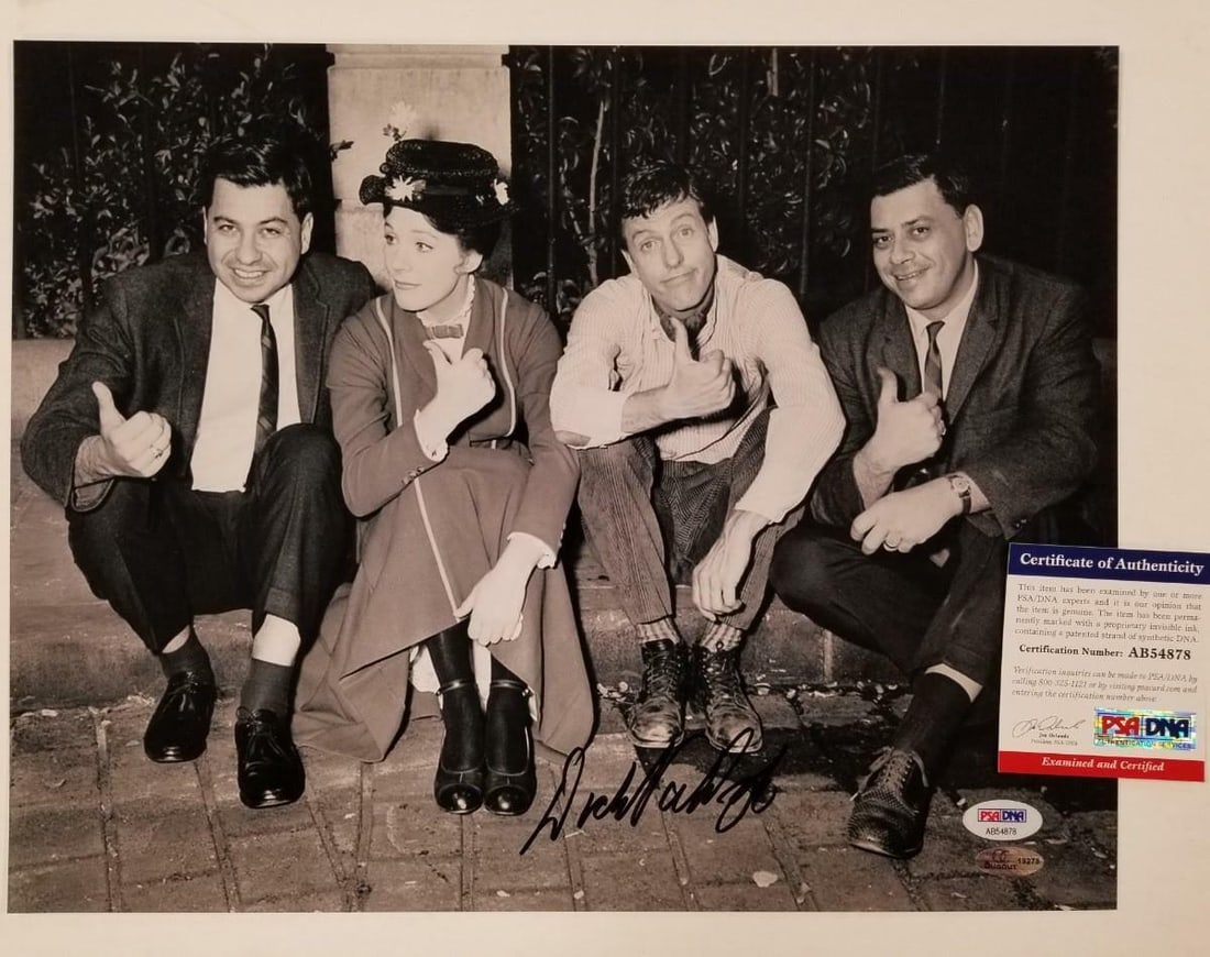 Mary Poppins 11x14 Signed Photo by Dick Van Dyke with PSA DNA Authentication (1 of 1)