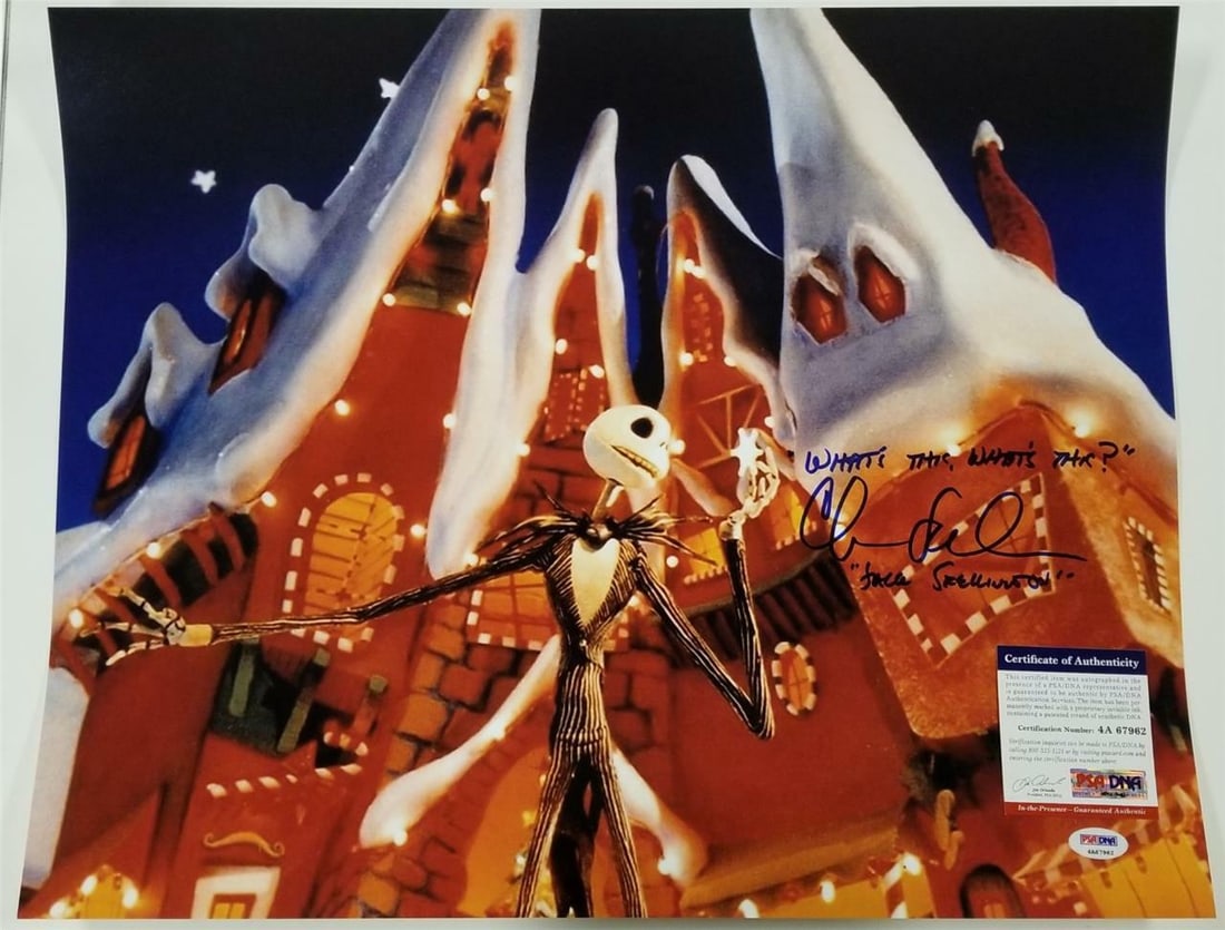 16x20 Photograph Signed by Chris Sarandon Jack Skellington Quote PSA/DNA COA (1 of 1)