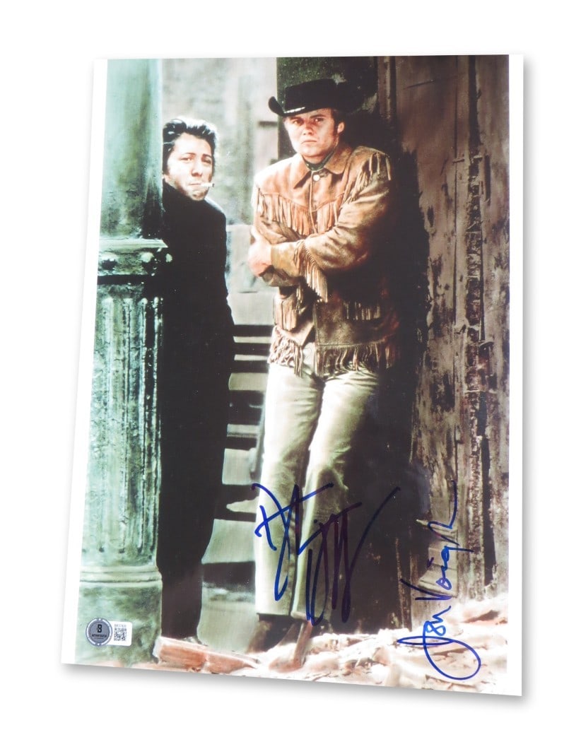 Dustin Hoffman Jon Voight Signed 10x14 Photo Midnight Cowboy Beckett Authenticated (1 of 4)