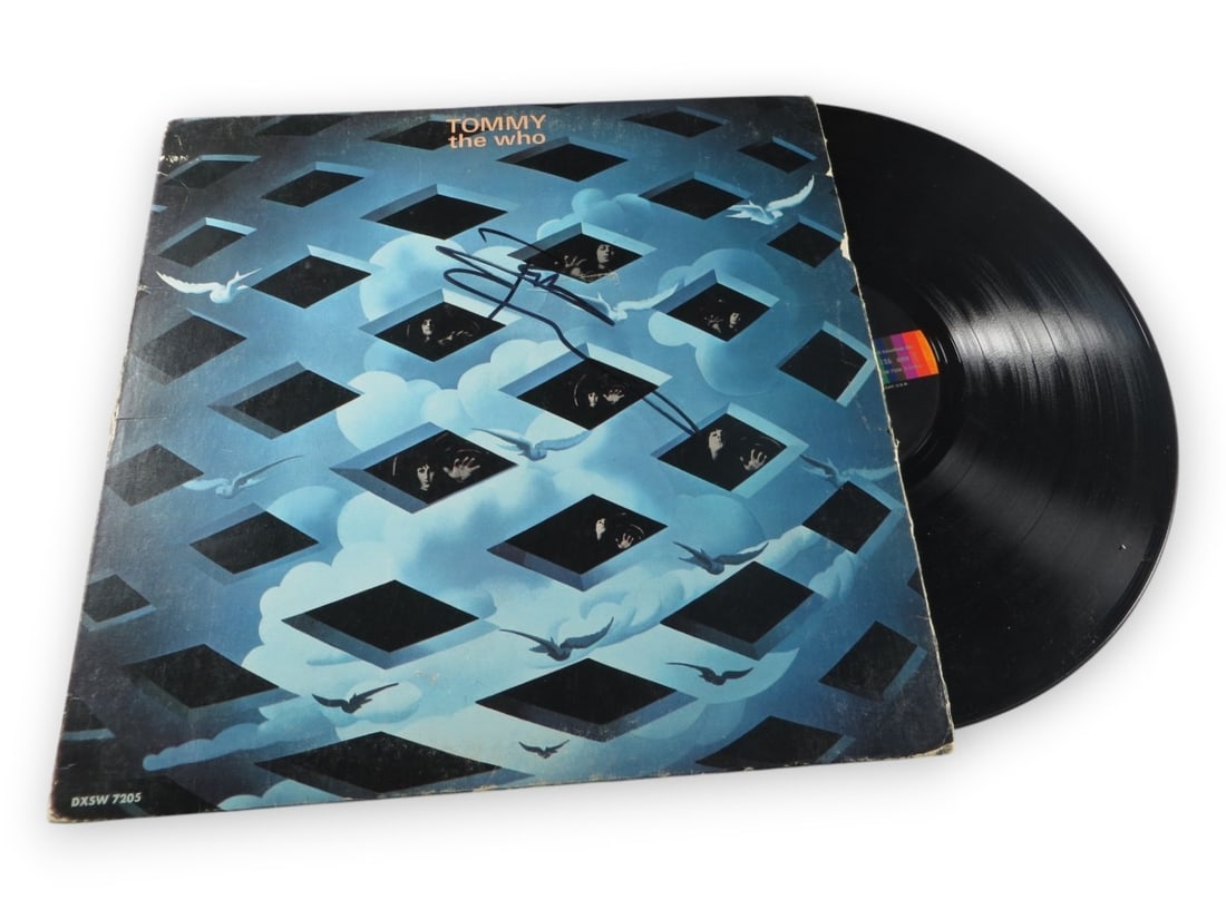 Beckett Authenticated Pete Townshend Signed The Who Tommy Album Cover (1 of 4)