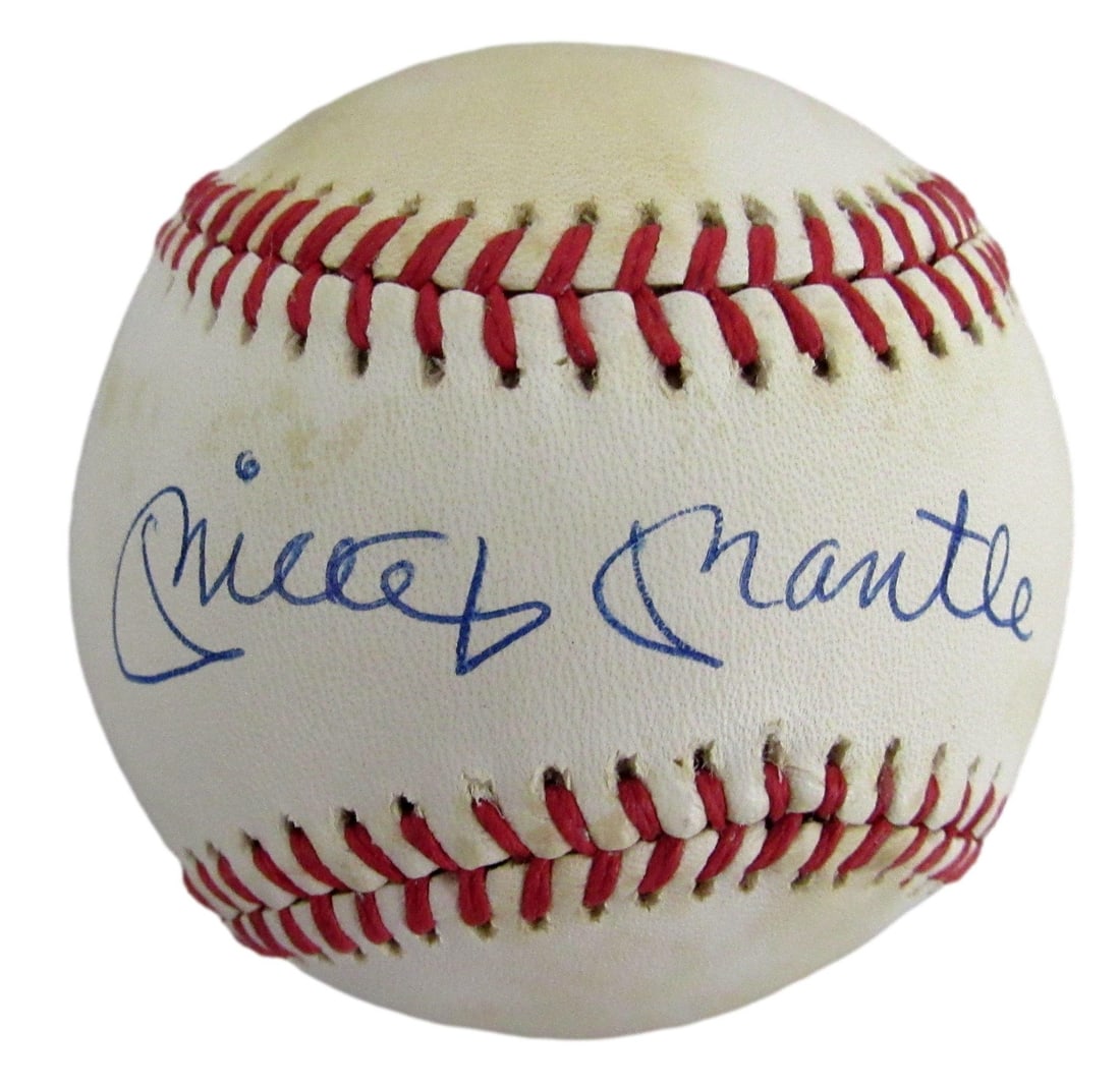 PSA DNA Mickey Mantle HOF Autographed OAL MacPhail Baseball (1 of 7)