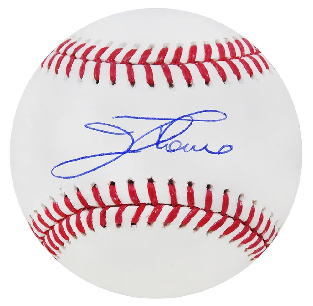 Jim Thome Signed Rawlings MLB Baseball with COA - Hall of Fame: Jim Thome Signed Rawlings MLB Baseball with COA - Hall of Fame Celebrate the legacy of baseball with this authentic Jim Thome signed Rawlings Official MLB baseball. This item is a must-have for any se