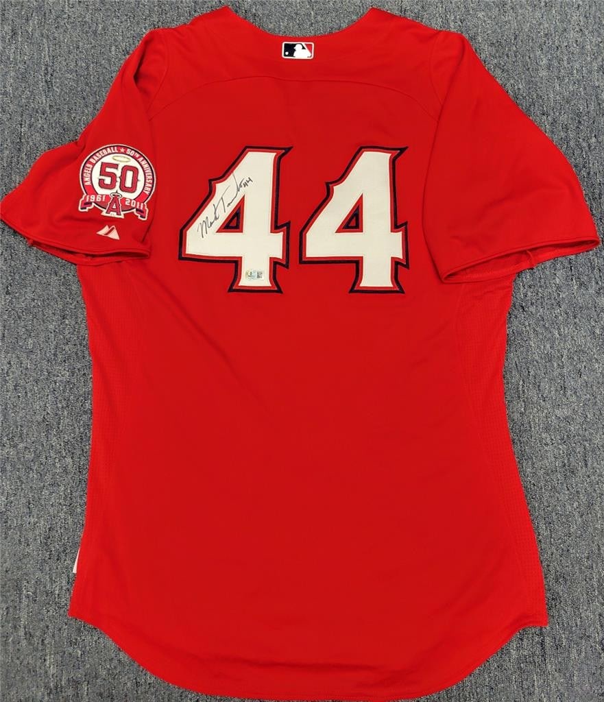 Mark Trumbo Autographed 2011 California Angels Jersey Beckett BAS (1 of 6)