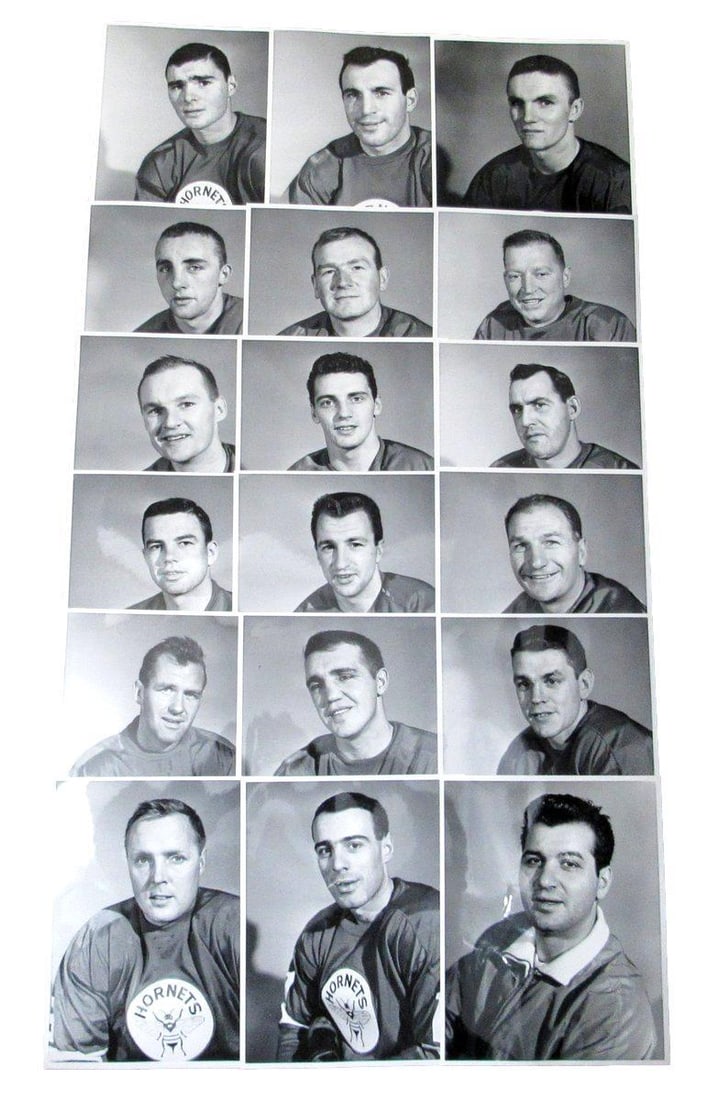 Pittsburgh Hornets 1964-65 Team Issued 18 Original 8x10 Photos: Pittsburgh Hornets 1964-65 Team Issued 18 Original 8x10 Photos This listing features a set of original team-issued 8x10 photos from the Pittsburgh Hornets' 1964-65 AHL season. Included are photographs