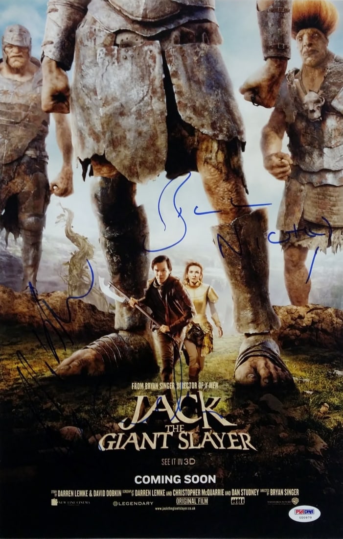 12x18 Photograph Signed by Nicholas Hoult Jack The Giant Slayer PSA Authenticated (1 of 3)