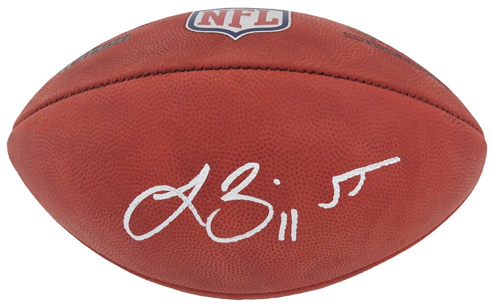 Lance Briggs Signed NFL Wilson Duke Football with COA (1 of 1)