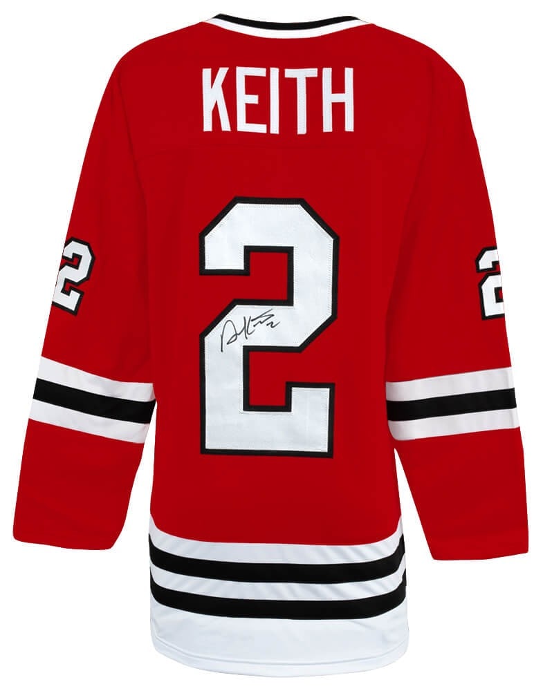 Red Hockey Jersey Autographed by Duncan Keith with Certificate of Authenticity (1 of 3)