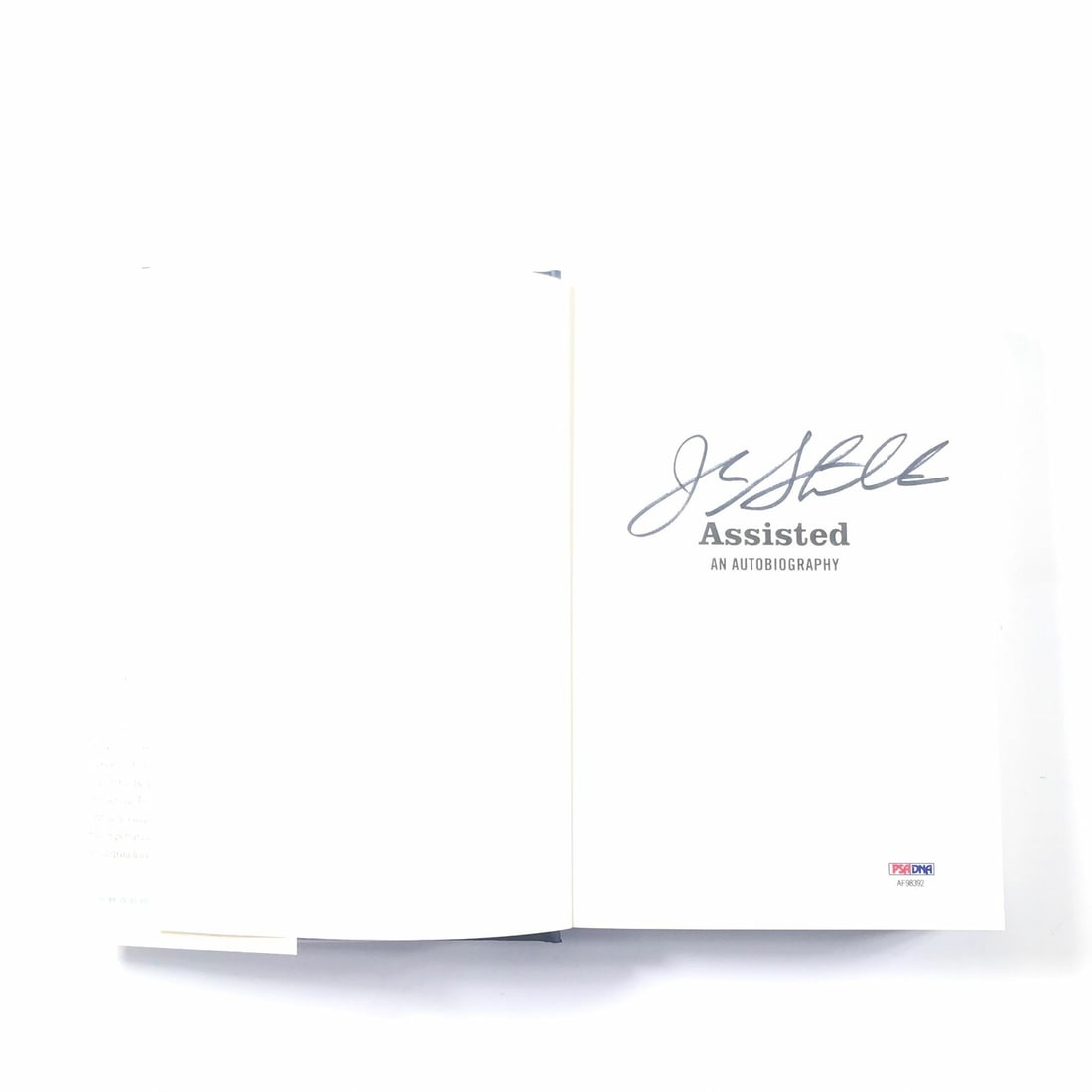 John Stockton Autographed Assisted Book PSA/DNA Utah Jazz (1 of 4)