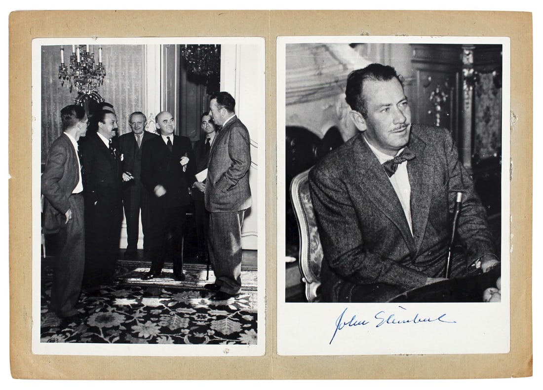 John Steinbeck Signed 5x7 Photo The Grapes of Wrath Beckett COA (1 of 5)