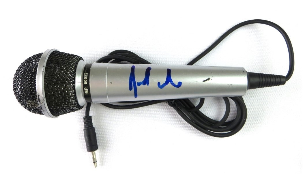 JSA Authenticated Aaron Carter Autograph on Microphone (1 of 3)