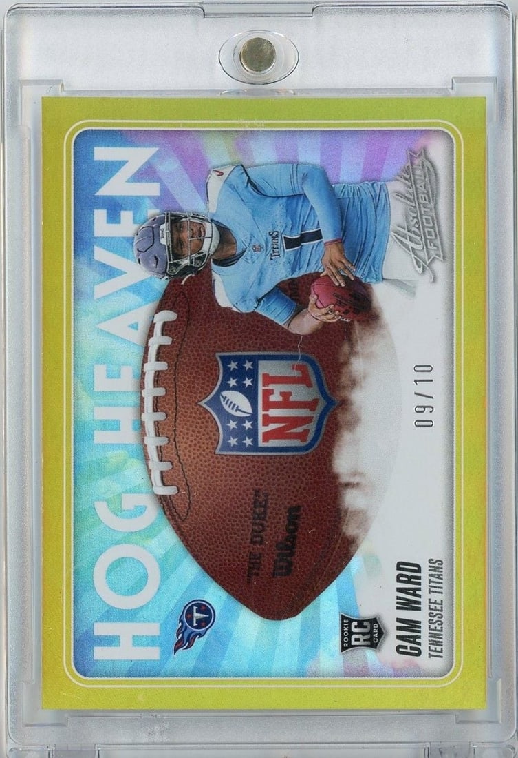 Cam Ward 2025 Panini Absolute Hog Heaven Gold HHCWD /10 Rookie Card (1 of 2)