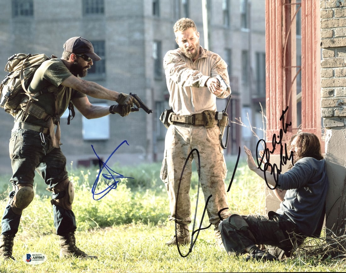 Man Down Signed 11X14 Photo by LaBeouf Courtney Collins Jr BAS #A05063 (1 of 2)