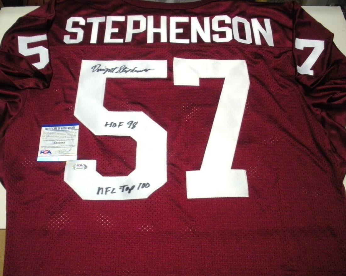 Rawlings Alabama Football Jersey Signed by Dwight Stephenson with PSA DNA COA (1 of 2)