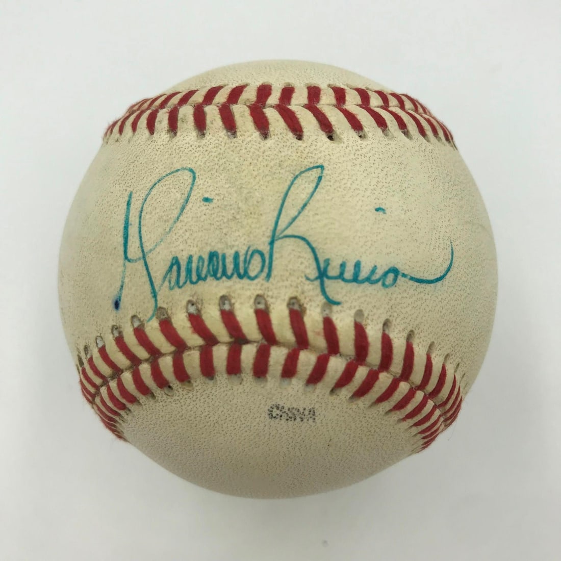 1994 Mariano Rivera signed game used minor league baseball Beckett COA: 1994 Mariano Rivera signed game used minor league baseball Beckett COA This is an extraordinary 1994 game-used official Minor League baseball signed by Mariano Rivera during his pre-rookie years with 