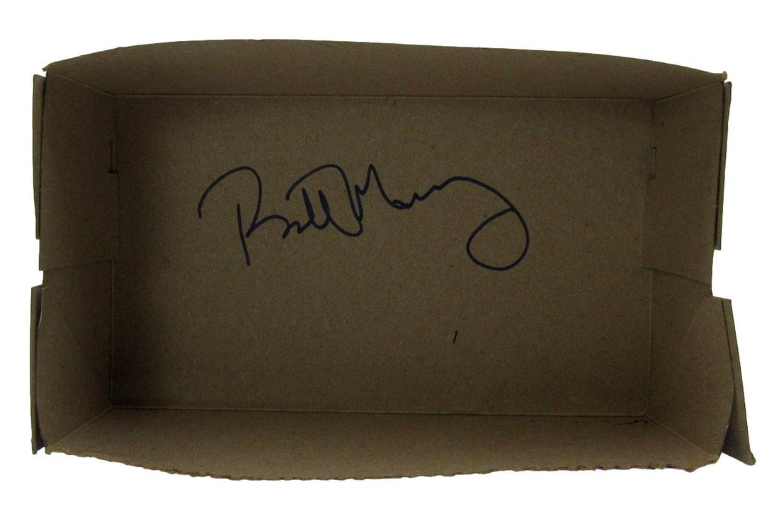 JSA Certified Bill Murray Caddyshack Baby Ruth Autographed Box: JSA Certified Bill Murray Caddyshack Baby Ruth Autographed Box Pre-owned original "Baby Ruth" box from Caddyshack, signed by Bill Murray. The autograph is authenticated by JSA and the item includes a 