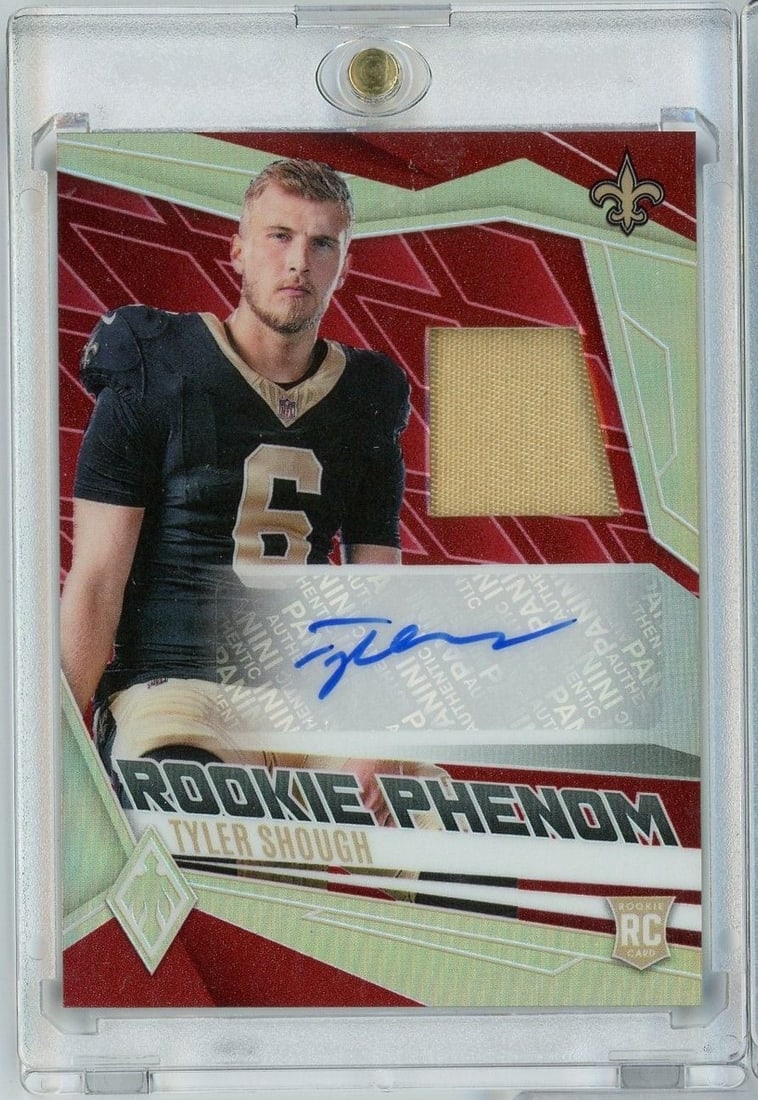 Tyler Shough 2025 Panini Phoenix Red Auto Rookie Card /99 RPJTSH (1 of 2)