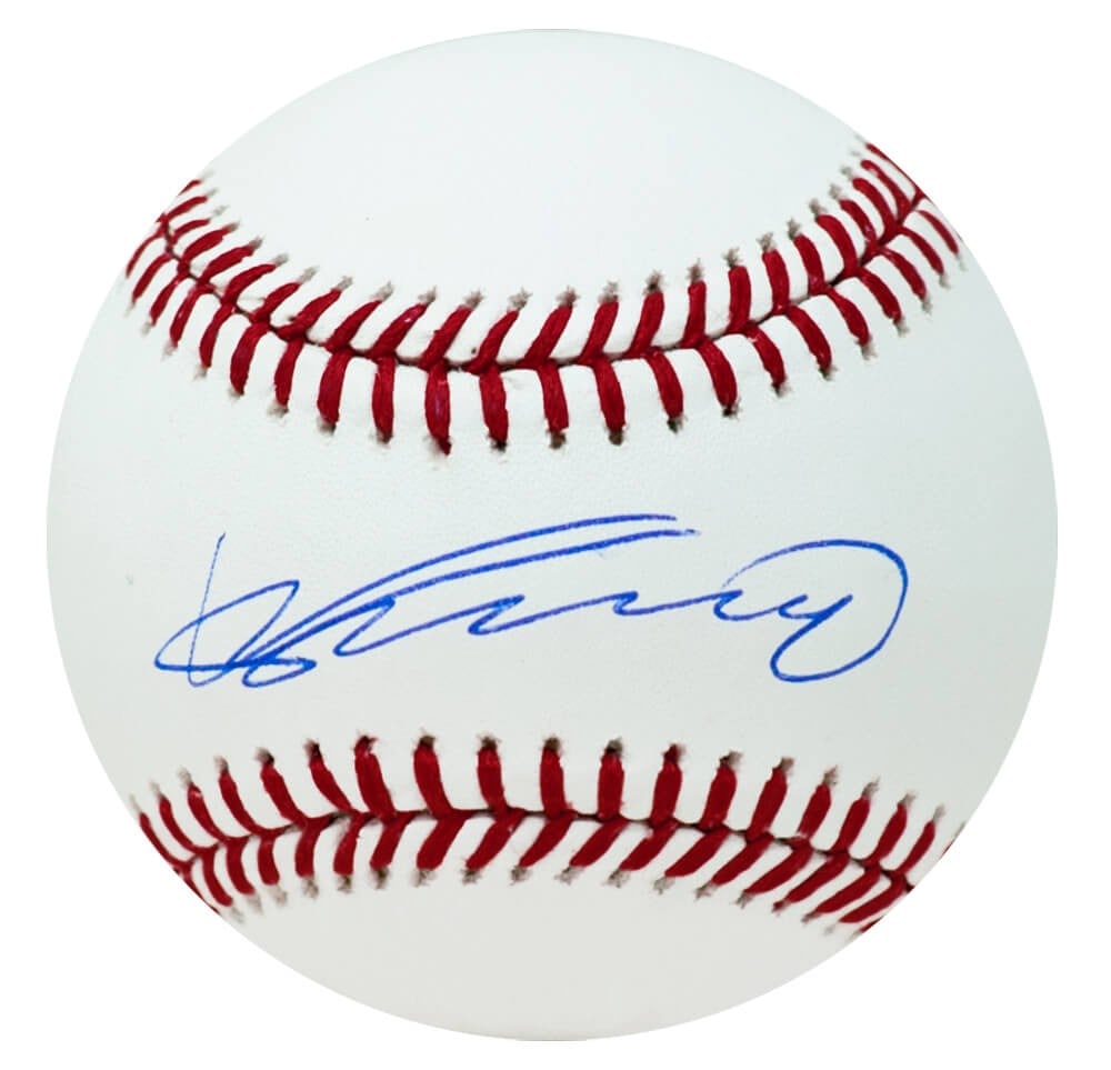 Vladimir Guerrero Sr. Signed MLB Baseball with Authentication: Vladimir Guerrero Sr. Signed MLB Baseball with Authentication Own a piece of baseball history with this Vladimir Guerrero Sr. signed Rawlings Official MLB baseball. This authentic item features Guerre