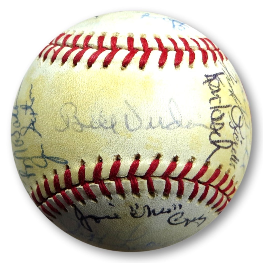 Houston Astros 1979 team autographed NL baseball 30 signatures JSA (1 of 7)