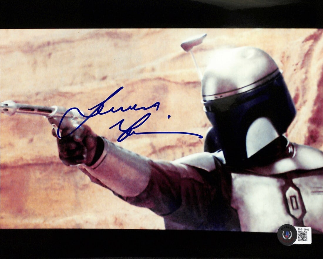 8x10 Beckett signed Jango Fett photo by Temuera Morrison (1 of 1)