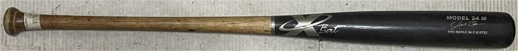 Los Angeles Dodgers Jonathan Broxton team issued 24M Pro Maple bat (1 of 5)