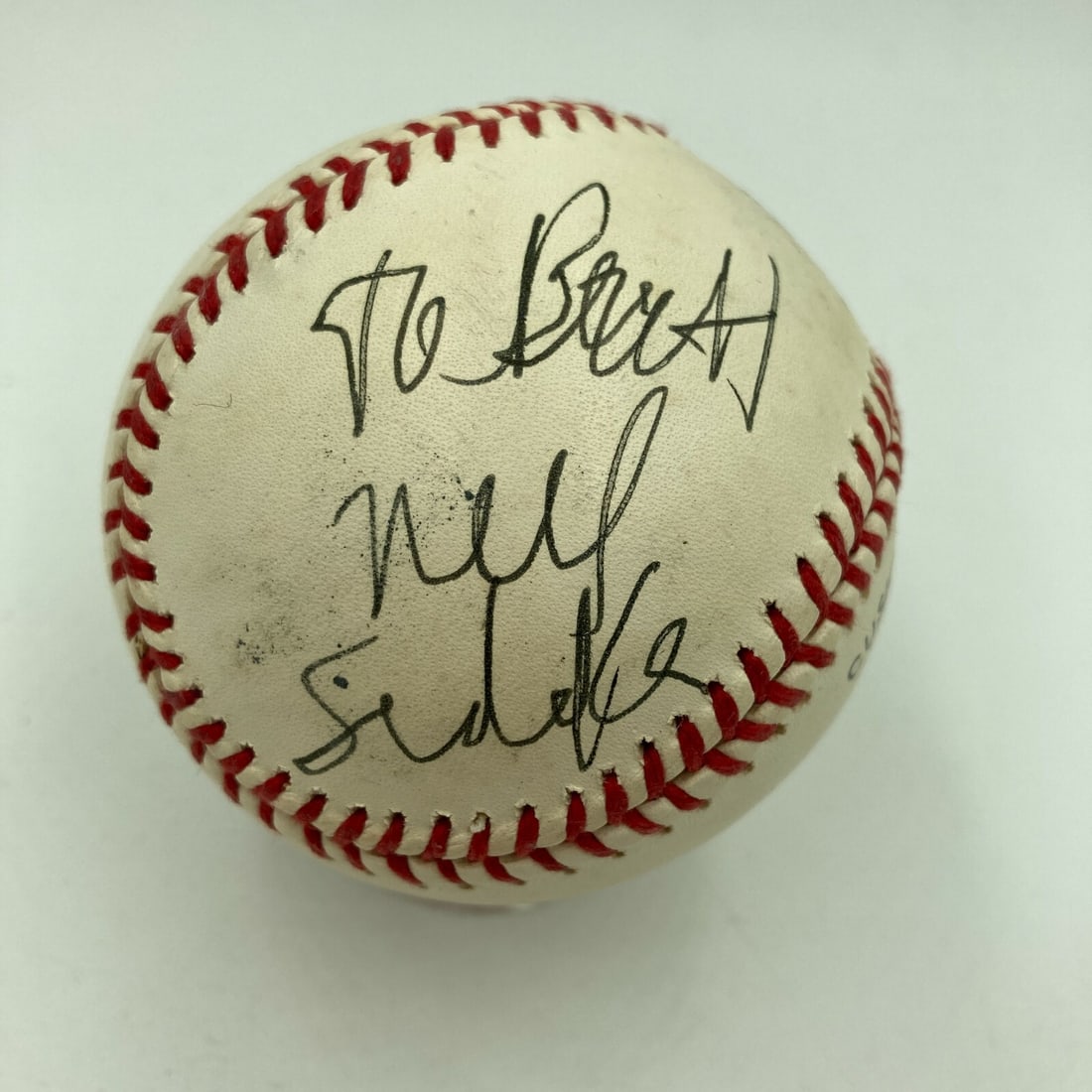 JSA Certified Neil Sedaka Autographed Original Baseball (1 of 4)