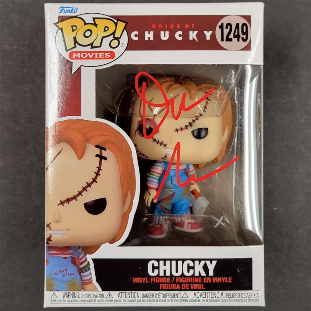 Funko Pop Chucky Figure Autographed by Don Mancini Beckett Authenticated (1 of 7)