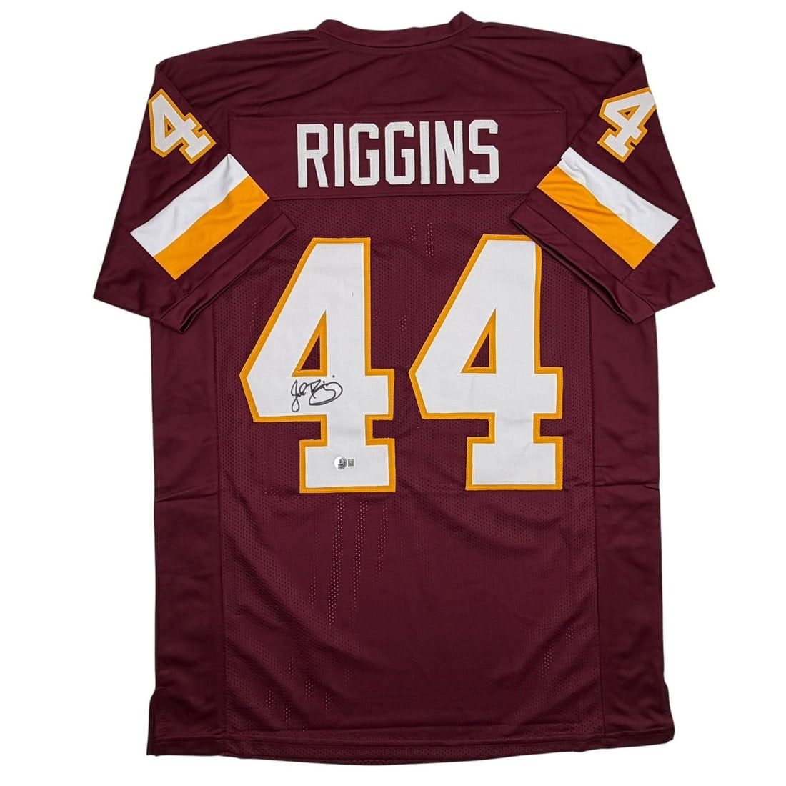 John Riggins Signed Burgundy Football Jersey BAS Certified (1 of 4)