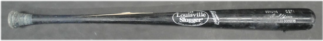 Louisville Slugger Baseball Bat Used by Andre Ethier Los Angeles Dodgers: Louisville Slugger Baseball Bat Used by Andre Ethier Los Angeles Dodgers This is an Andre Ethier game-used Louisville Slugger bat from the Los Angeles Dodgers. The bat originates from Art Of The Game,