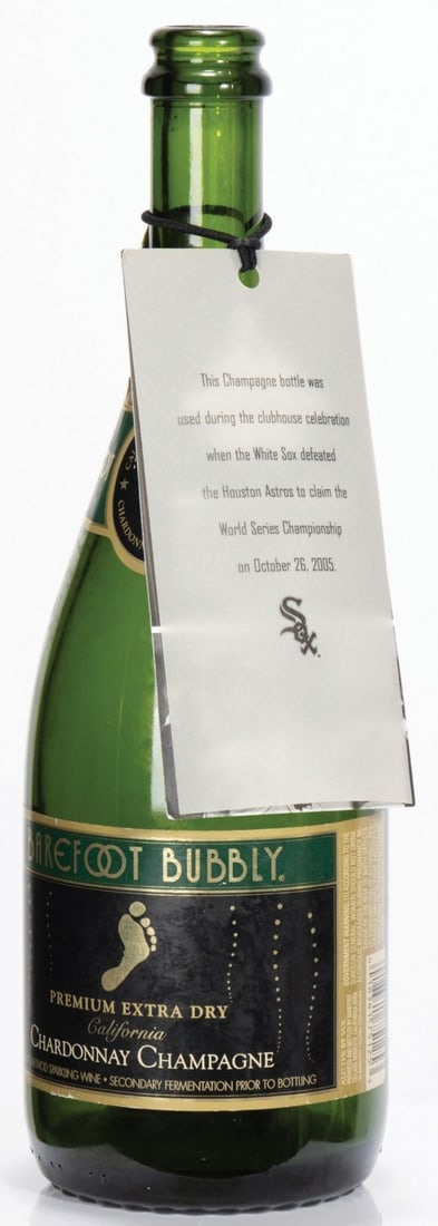 2005 World Series Celebration Champagne Bottle Chicago White Sox Authenticated (1 of 7)