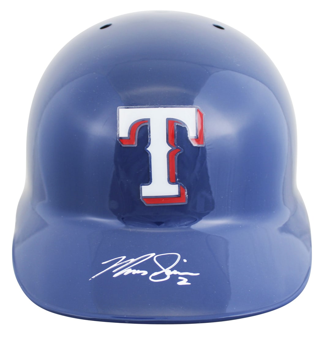 Marcus Semien Autographed Rawlings Full Size Batting Helmet Beckett Witnessed (1 of 6)