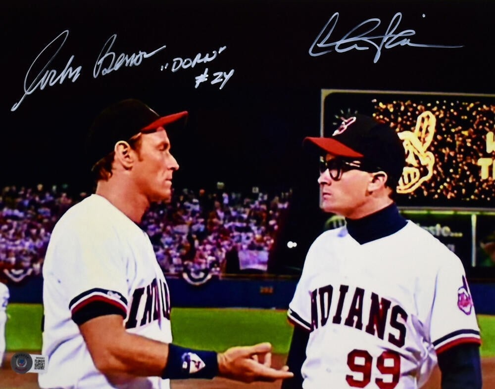 Major League 11x14 Beckett Holo Signed Photo Charlie Sheen Corbin Bernsen: Major League 11x14 Beckett Holo Signed Photo Charlie Sheen Corbin Bernsen This is an original 11x14 photograph from the movie Major League, autographed by Charlie Sheen and Corbin Bernsen. The signatu