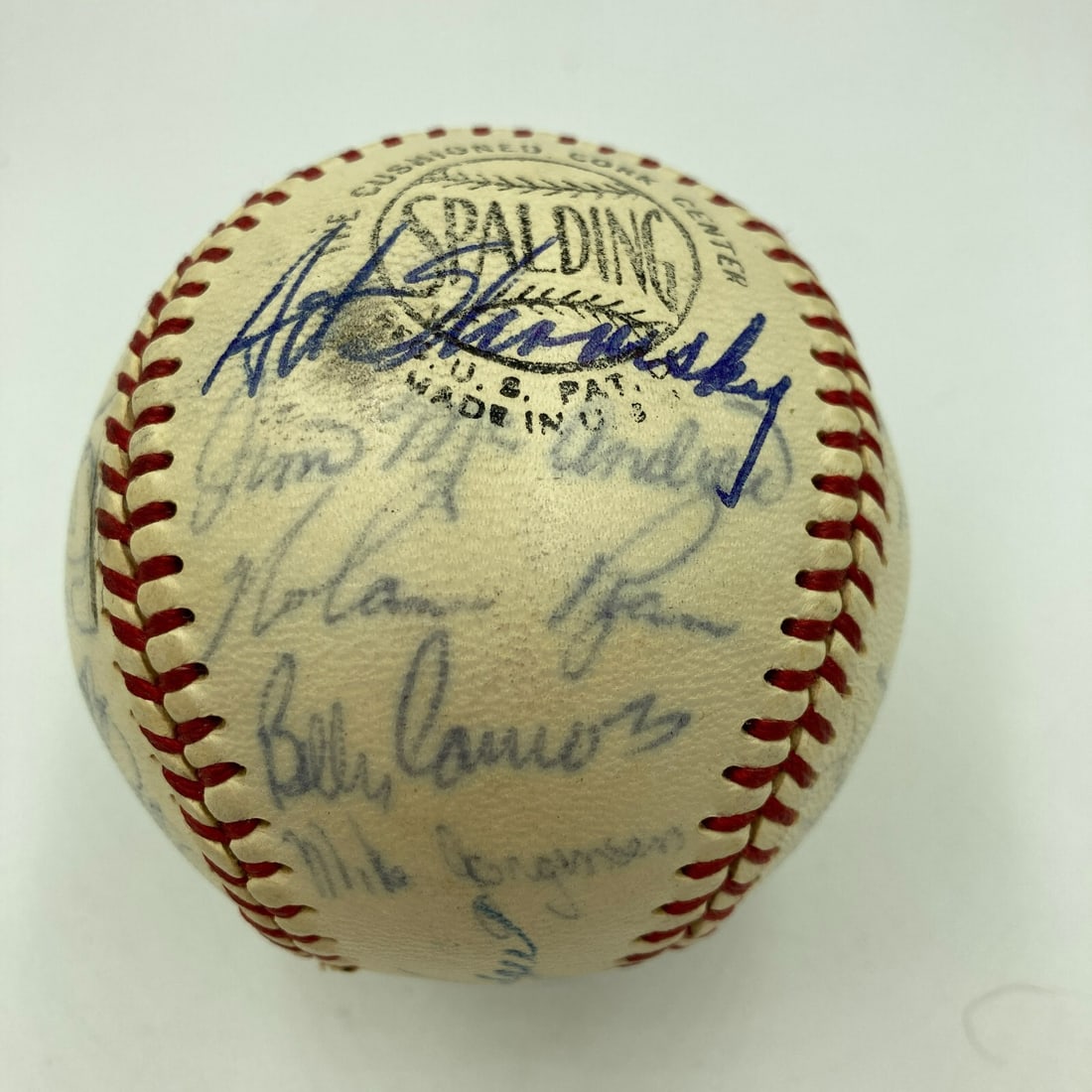 1968 New York Mets Team Signed Baseball Nolan Ryan Tom Seaver JSA COA (1 of 11)