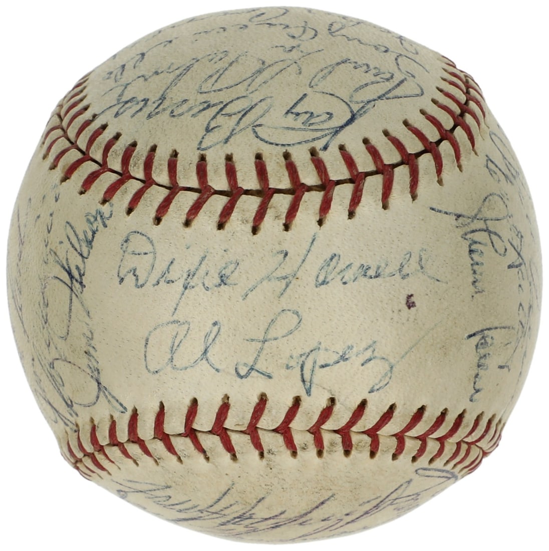 PSA DNA Certified 1957 Chicago White Sox Signed Baseball Nellie Fox (1 of 8)