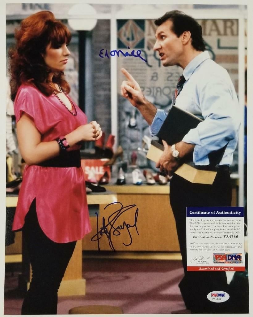 Signed 11x14 Married With Children Photo Ed O'Neill Katey Sagal PSA Certified: Signed 11x14 Married With Children Photo Ed O'Neill Katey Sagal PSA Certified This original 11x14 photo from Married With Children is hand-signed by Ed O'Neill and Katey Sagal. It comes from the Unite