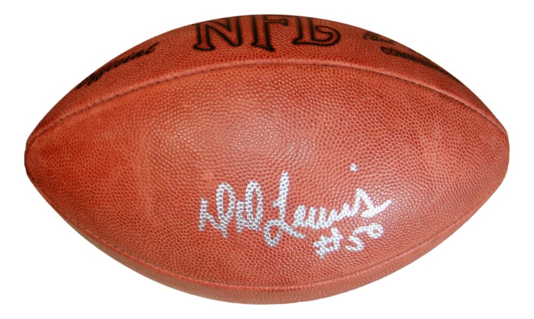 Dallas Cowboys NFL Leather Ball Signed by D.D. Lewis Beckett Authenticated (1 of 3)
