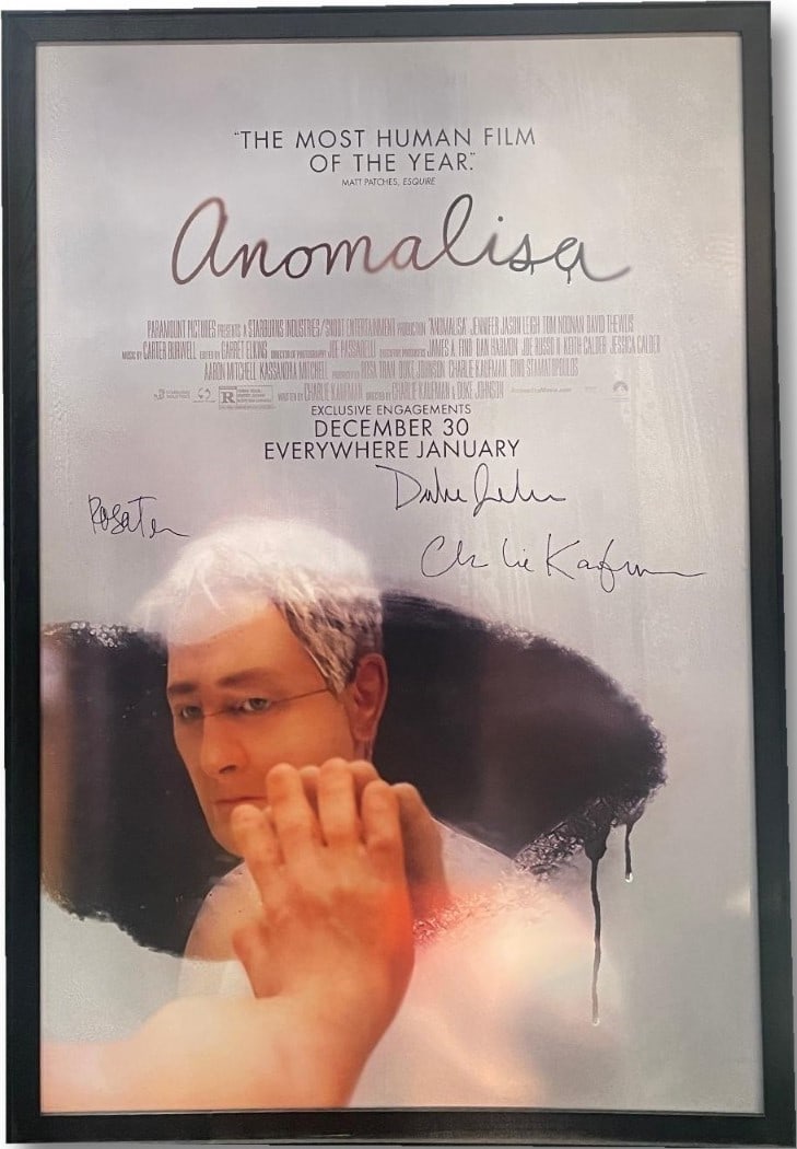 Framed Anomalisa photo signed by Duke Johnson Charlie Kaufman Rosa Tran 29x42 (1 of 4)