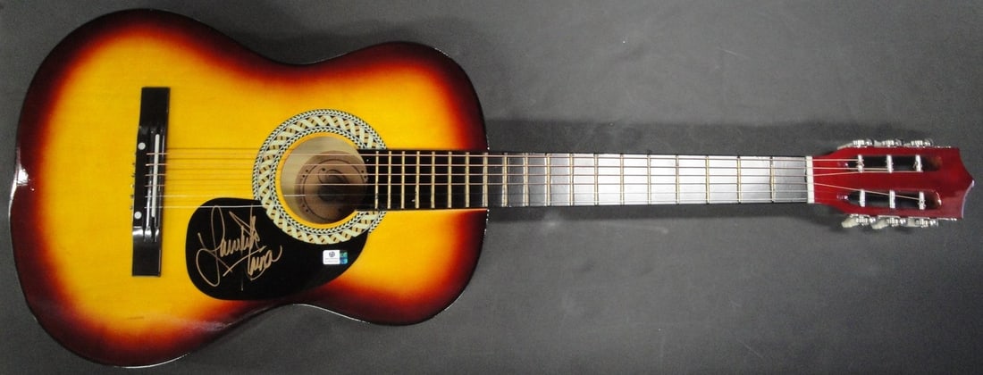 Lauren Alaina Autographed 38 Inch Acoustic Guitar Global Authentics Certified (1 of 3)
