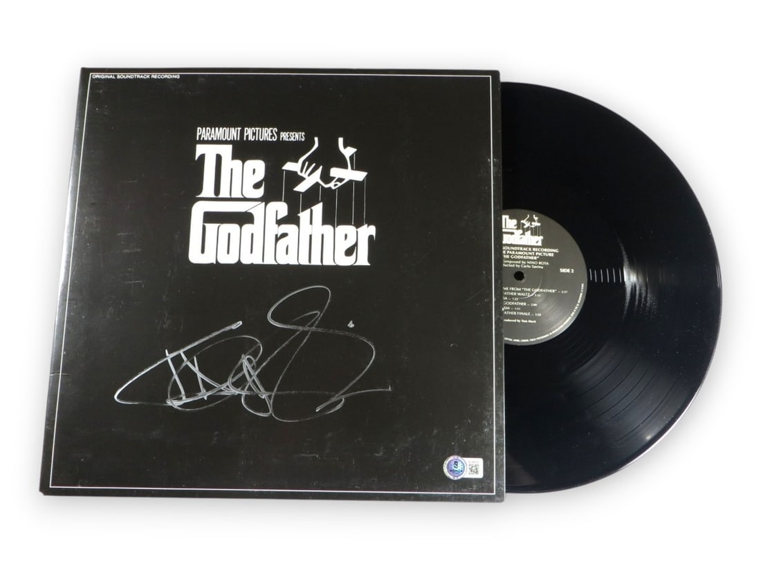Beckett Authenticated Talia Shire Godfather album cover (1 of 4)