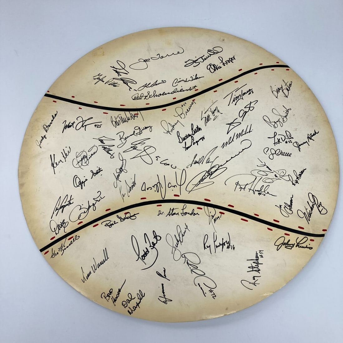 1990 St. Louis Cardinals Ozzie Smith Signed Baseball Display 24x24 (1 of 8)