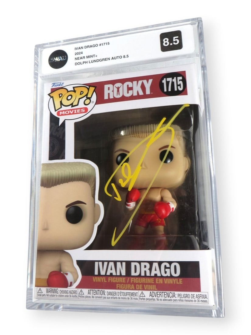 Graded Rocky IV Ivan Drago Funko Pop signed by Ivan Drago (1 of 2)